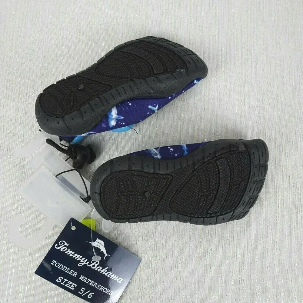 💰3/$25 New Tommy Bahama Water Shoes Swim Toddler 5/6 UPF 50+